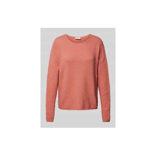 Sweter z dzianiny z prążkowanymi wykończeniami model ‘Dodo’ ze sklepu Peek&Cloppenburg  w kategorii Swetry damskie - zdjęcie 177851358