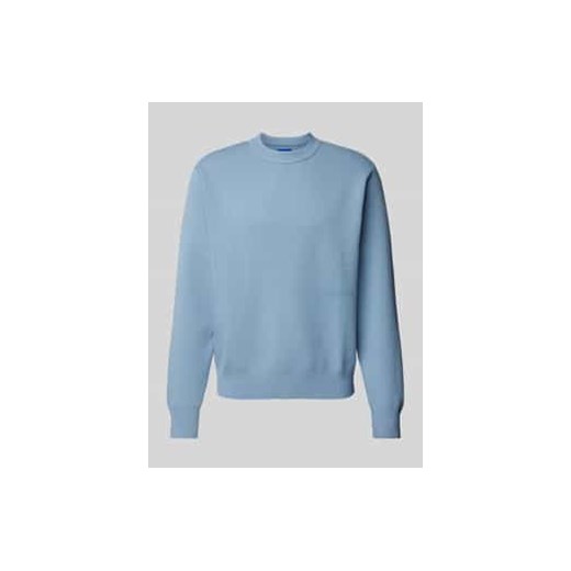 Sweter z dzianiny z nadrukiem z logo model ‘VESTERBRO’ ze sklepu Peek&Cloppenburg  w kategorii Swetry męskie - zdjęcie 177852038