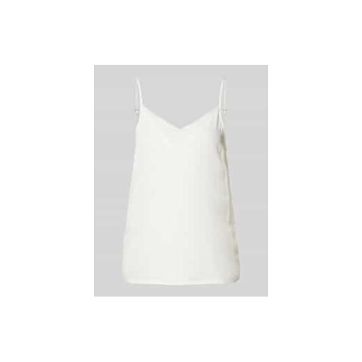 Top na ramiączkach o kroju regular fit z wiskozą i obszyciem z siateczki model ‘MELVA’ ze sklepu Peek&Cloppenburg  w kategorii Bluzki damskie - zdjęcie 177852266