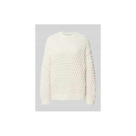 Sweter z dzianiny z ażurowym wzorem ze sklepu Peek&Cloppenburg  w kategorii Swetry damskie - zdjęcie 177852267