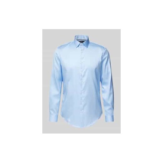 Koszula biznesowa o kroju slim fit z satyny ze sklepu Peek&Cloppenburg  w kategorii Koszule męskie - zdjęcie 177852387