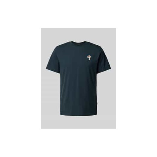 T-shirt z detalem z logo ze sklepu Peek&Cloppenburg  w kategorii T-shirty męskie - zdjęcie 177852498