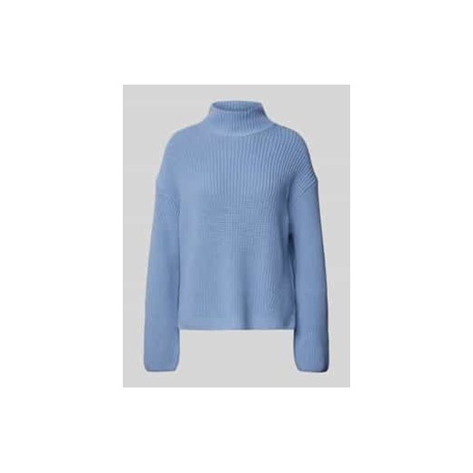 Sweter o luźnym kroju z dzianiny z grubej,czystej bawełny ekologicznej ze sklepu Peek&Cloppenburg  w kategorii Swetry damskie - zdjęcie 177852975