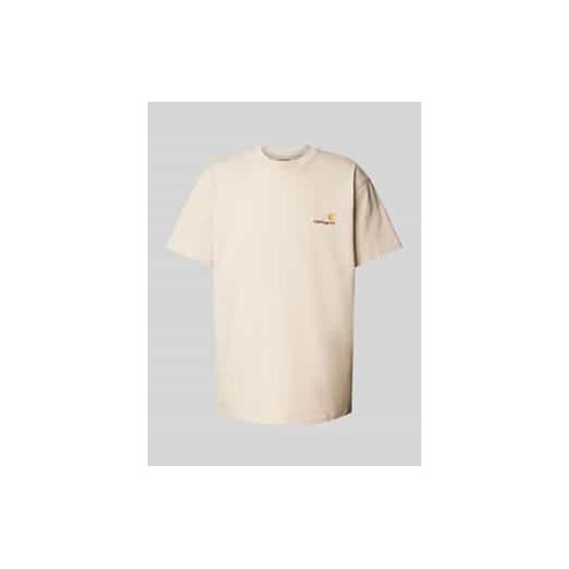 T-shirt z wyhaftowanym logo ze sklepu Peek&Cloppenburg  w kategorii T-shirty męskie - zdjęcie 177852995