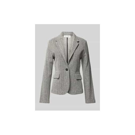 Żakiet dżersejowy o kroju regular fit ze wzorem w jodełkę ze sklepu Peek&Cloppenburg  w kategorii Marynarki damskie - zdjęcie 177853105
