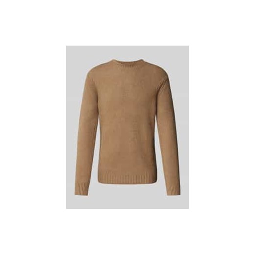 Sweter z dzianiny z okrągłym dekoltem model ‘ZAC’ ze sklepu Peek&Cloppenburg  w kategorii Swetry męskie - zdjęcie 177853126