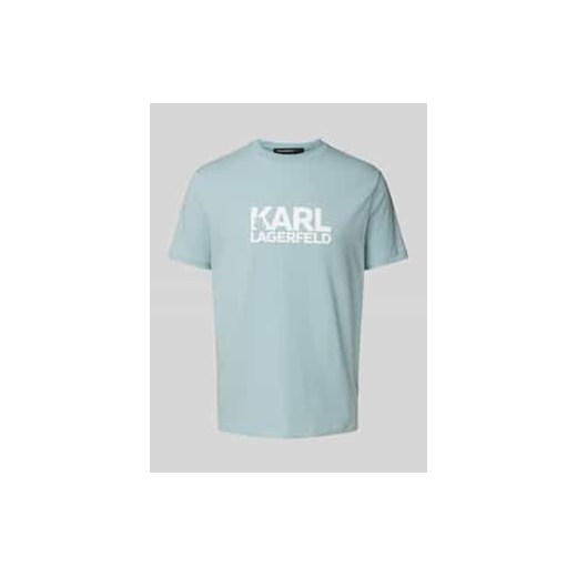 T-shirt z nadrukiem z logo ze sklepu Peek&Cloppenburg  w kategorii T-shirty męskie - zdjęcie 177853198