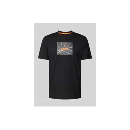 T-shirt z nadrukiem z logo model ‘Injungle’ ze sklepu Peek&Cloppenburg  w kategorii T-shirty męskie - zdjęcie 177853475