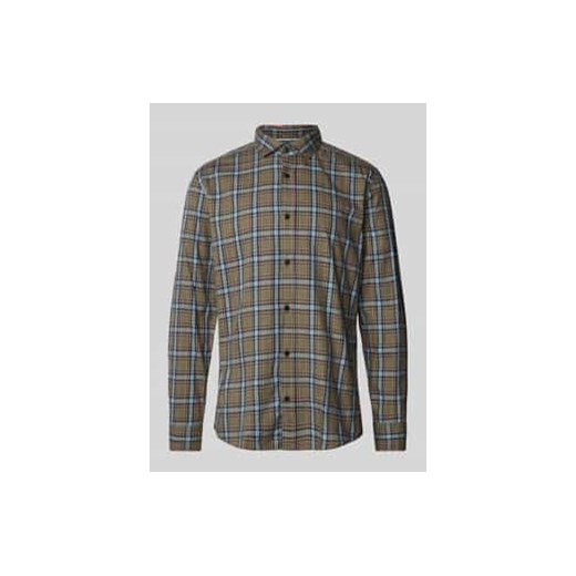 Koszula casualowa regular fit z kołnierzykiem typu kent ze sklepu Peek&Cloppenburg  w kategorii Koszule męskie - zdjęcie 177853487