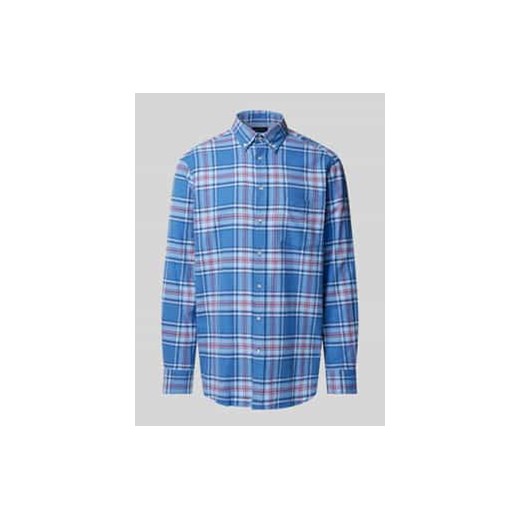 Koszula casualowa regular fit z kołnierzykiem typu kent ze sklepu Peek&Cloppenburg  w kategorii Koszule męskie - zdjęcie 177853516
