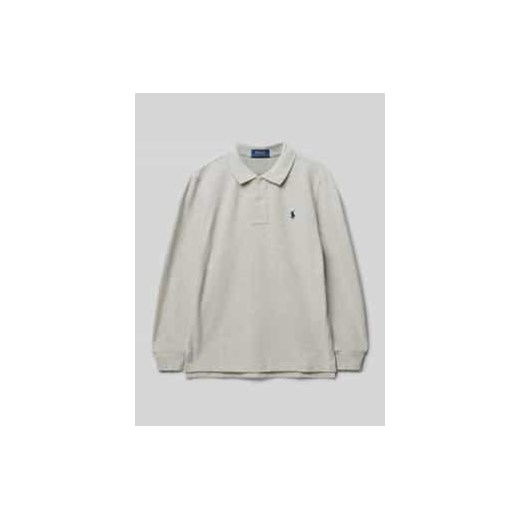 Bluzka z długim rękawem z wyhaftowanym logo ze sklepu Peek&Cloppenburg  w kategorii T-shirty chłopięce - zdjęcie 177853675