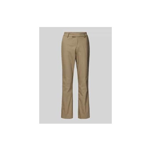Spodnie materiałowe o kroju regular fit ze szlufkami na pasek model ‘ELLEN’ ze sklepu Peek&Cloppenburg  w kategorii Spodnie damskie - zdjęcie 177854326