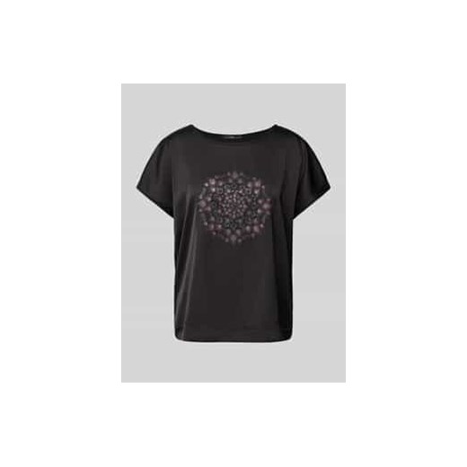 T-shirt z cekinowym obszyciem ze sklepu Peek&Cloppenburg  w kategorii Bluzki damskie - zdjęcie 177854408