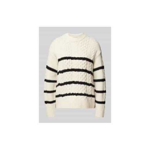 Sweter z dzianiny o kroju regular fit z wełną ze sklepu Peek&Cloppenburg  w kategorii Swetry damskie - zdjęcie 177854628
