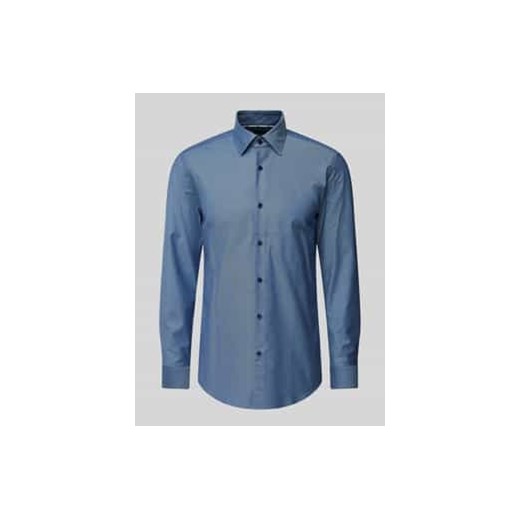 Koszula biznesowa o kroju slim fit z kołnierzykiem typu kent model ‘Hank’ ze sklepu Peek&Cloppenburg  w kategorii Koszule męskie - zdjęcie 177854657