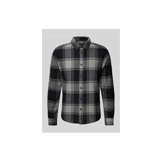Koszula casualowa o kroju regular fit z kołnierzykiem typu kent model ‘GUDMUND’ ze sklepu Peek&Cloppenburg  w kategorii Koszule męskie - zdjęcie 177854829