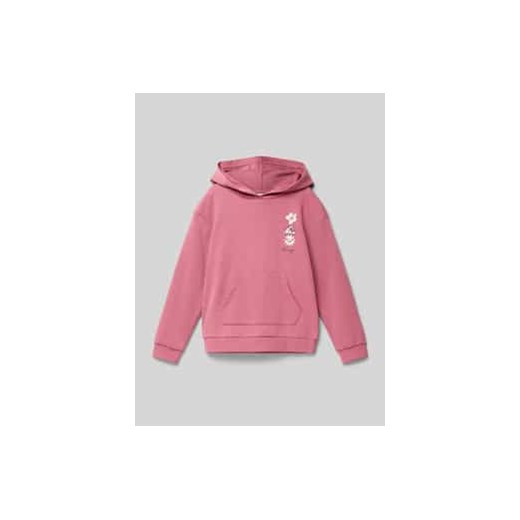 Bluza z kapturem i nadrukiem z motywem i logo model ‘SURF FEELING’ ze sklepu Peek&Cloppenburg  w kategorii Bluzy dziewczęce - zdjęcie 177855126