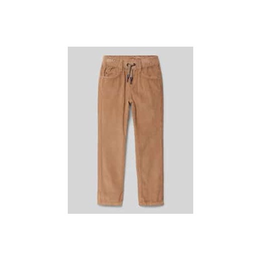 Spodnie sztruksowe o kroju regular fit z czystej bawełny model ‘PELLE’ ze sklepu Peek&Cloppenburg  w kategorii Spodnie chłopięce - zdjęcie 177855165