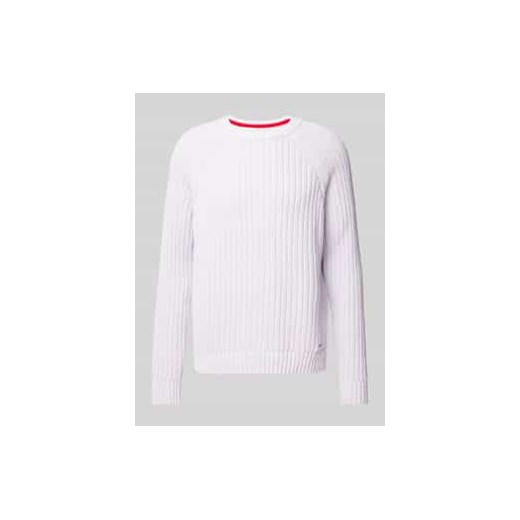 Sweter z dzianiny z okrągłym dekoltem model ‘Sribben’ ze sklepu Peek&Cloppenburg  w kategorii Swetry męskie - zdjęcie 177855348