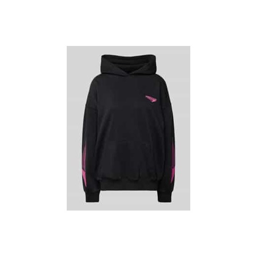 Bluza z kapturem o kroju oversized z nadrukiem z logo model ‘MEI’ ze sklepu Peek&Cloppenburg  w kategorii Bluzy damskie - zdjęcie 177855469