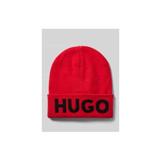 Czapka beanie z nadrukiem z logo ze sklepu Peek&Cloppenburg  w kategorii Czapki dziecięce - zdjęcie 177855698