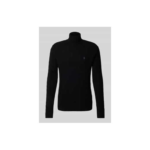 Sweter z wełny z wyhaftowanym logo ze sklepu Peek&Cloppenburg  w kategorii Swetry męskie - zdjęcie 177855739