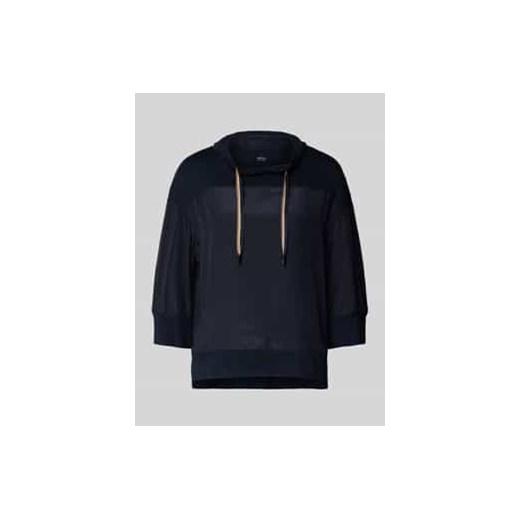 Bluzka z długim rękawem o kroju regular fit z czystej wiskozy model ‘SPORTS’ ze sklepu Peek&Cloppenburg  w kategorii Bluzki damskie - zdjęcie 177855805