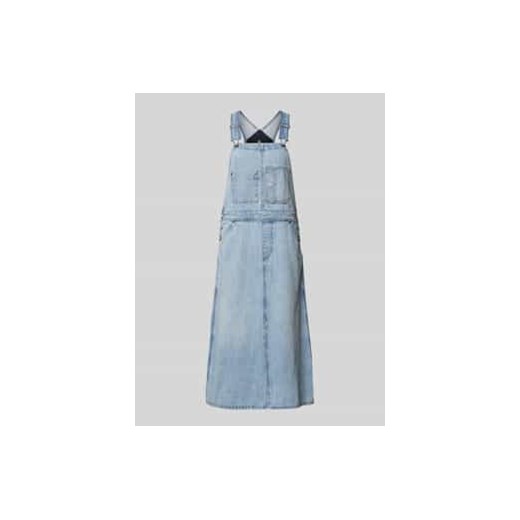 Sukienka jeansowa z kieszeniami na piersi ze sklepu Peek&Cloppenburg  w kategorii Sukienki - zdjęcie 177855869