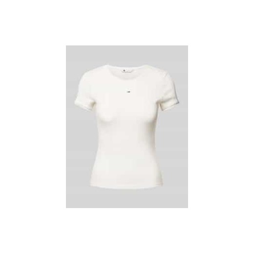 T-shirt z wyhaftowanym logo ze sklepu Peek&Cloppenburg  w kategorii Bluzki damskie - zdjęcie 177856287