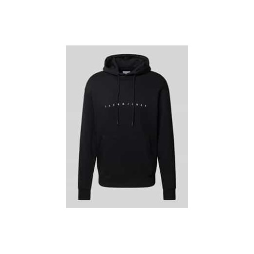 Bluza z kapturem z nadrukiem z logo ze sklepu Peek&Cloppenburg  w kategorii Bluzy męskie - zdjęcie 177856359