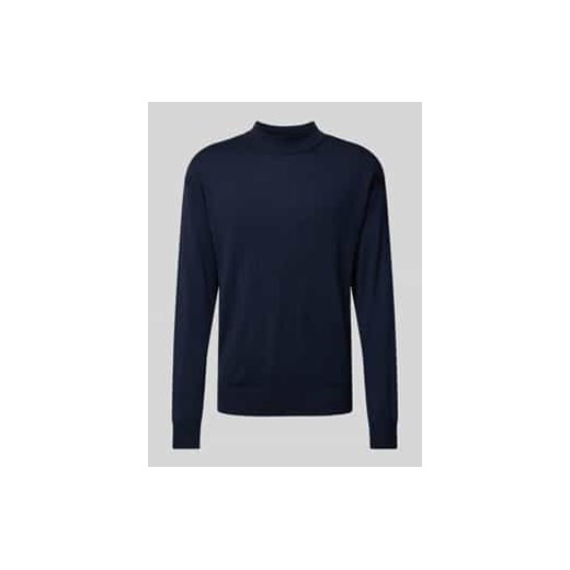 Sweter z dzianiny ze stójką model ‘CORE’ ze sklepu Peek&Cloppenburg  w kategorii Swetry męskie - zdjęcie 177856498