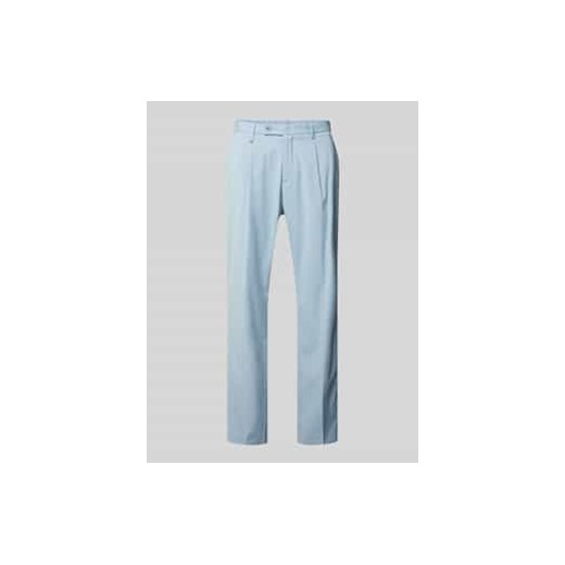 Spodnie do garnituru o kroju regular fit z kantami ze sklepu Peek&Cloppenburg  w kategorii Spodnie męskie - zdjęcie 177856515