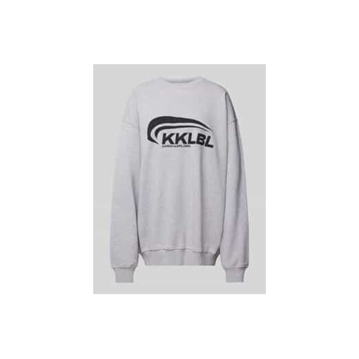 Bluza o kroju oversized z nadrukiem z logo ze sklepu Peek&Cloppenburg  w kategorii Bluzy damskie - zdjęcie 177856548