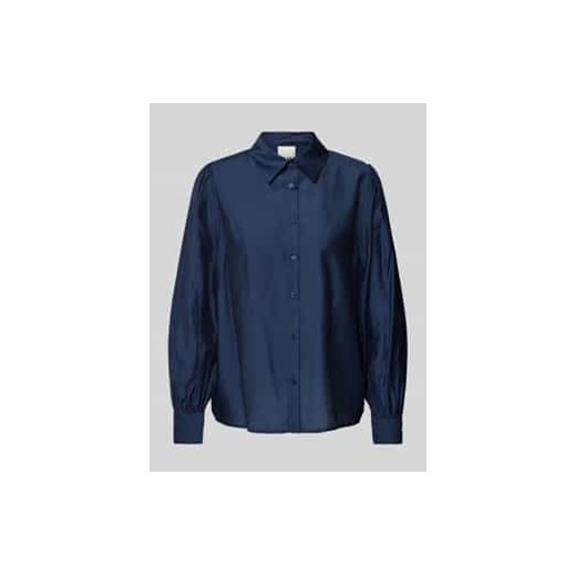 Bluzka o kroju regular fit z wykładanym kołnierzem model ‘KARLANI’ ze sklepu Peek&Cloppenburg  w kategorii Koszule damskie - zdjęcie 177856559