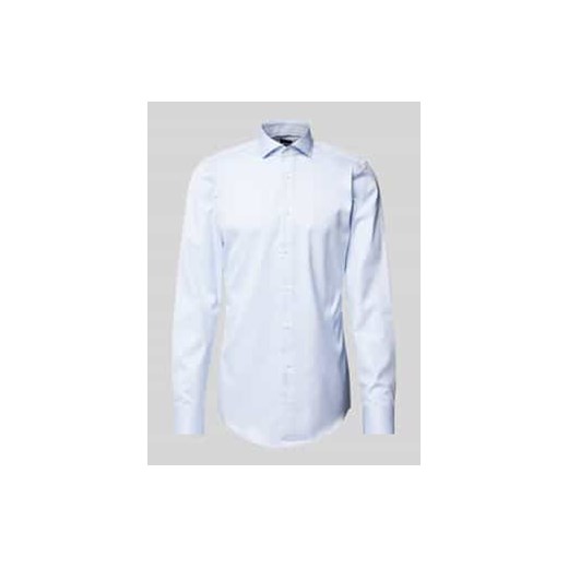 Koszula biznesowa o kroju slim fit z diagonalu ze sklepu Peek&Cloppenburg  w kategorii Koszule męskie - zdjęcie 177856668
