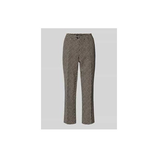 Spodnie materiałowe o kroju regular fit ze szlufkami na pasek ze sklepu Peek&Cloppenburg  w kategorii Spodnie damskie - zdjęcie 177856717
