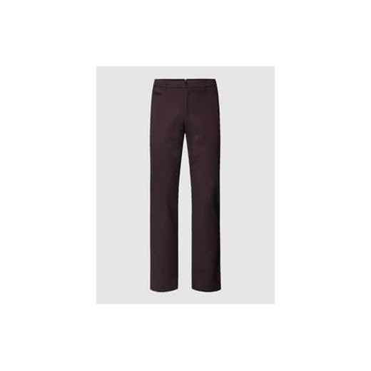 Spodnie o kroju regular fit z fakturowanym wzorem model ‘Fabio’ ze sklepu Peek&Cloppenburg  w kategorii Spodnie męskie - zdjęcie 177856738