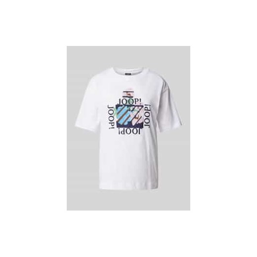 T-shirt z cekinowym obszyciem model ‘Tomo’ ze sklepu Peek&Cloppenburg  w kategorii Bluzki damskie - zdjęcie 177856839