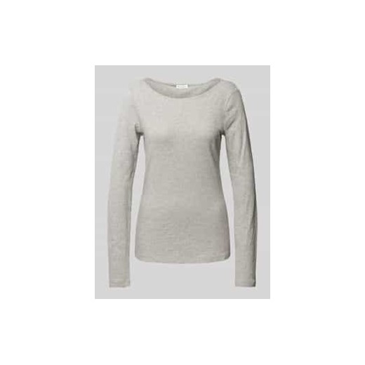Bluzka o kroju regular fit z długim rękawem z dżerseju slub ze sklepu Peek&Cloppenburg  w kategorii Bluzki damskie - zdjęcie 177857179
