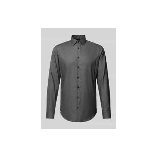 Koszula biznesowa o kroju regular fit z listwą guzikową ze sklepu Peek&Cloppenburg  w kategorii Koszule męskie - zdjęcie 177857205