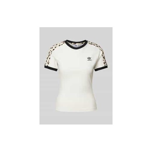 T-shirt z wyhaftowanym logo ze sklepu Peek&Cloppenburg  w kategorii Bluzki damskie - zdjęcie 177857226