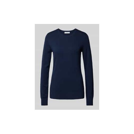 Sweter z dzianiny o kroju regular fit z prążkowanymi wykończeniami ze sklepu Peek&Cloppenburg  w kategorii Swetry damskie - zdjęcie 177857418
