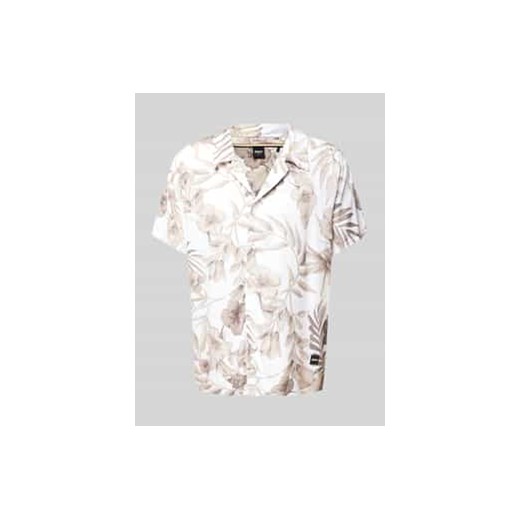 Koszula casualowa o kroju relaxed fit z wiskozy z kołnierzykiem typu resort ze sklepu Peek&Cloppenburg  w kategorii Koszule męskie - zdjęcie 177857599