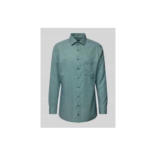 Koszula biznesowa o kroju regular fit z kołnierzykiem typu kent ze sklepu Peek&Cloppenburg  w kategorii Koszule męskie - zdjęcie 177857759