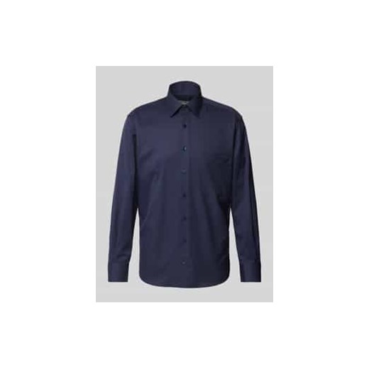 Koszula biznesowa o kroju comfort fit z kołnierzykiem typu kent ze sklepu Peek&Cloppenburg  w kategorii Koszule męskie - zdjęcie 177857959
