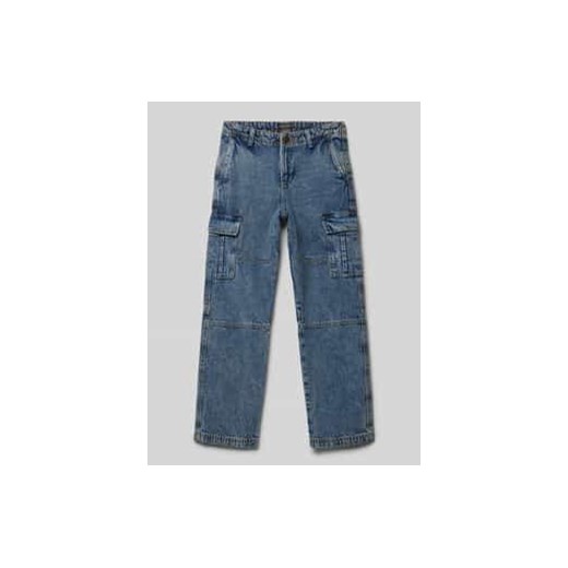 Jeansy z kieszeniami cargo model ‘CHRIS’ ze sklepu Peek&Cloppenburg  w kategorii Spodnie chłopięce - zdjęcie 177858168