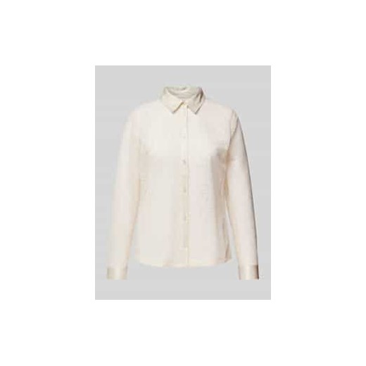 Bluzka koszulowa o kroju regular fit z fakturowanym wzorem ze sklepu Peek&Cloppenburg  w kategorii Koszule damskie - zdjęcie 177858216