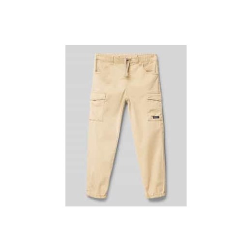 Spodnie cargo o kroju regular fit z tunelem model ‘BEN’ ze sklepu Peek&Cloppenburg  w kategorii Spodnie chłopięce - zdjęcie 177858358