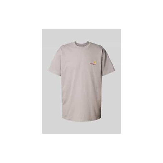 T-shirt z wyhaftowanym logo ze sklepu Peek&Cloppenburg  w kategorii T-shirty męskie - zdjęcie 177858366