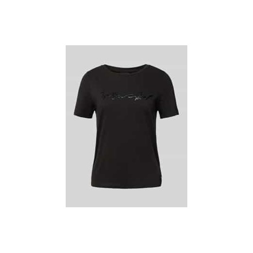 T-shirt z nadrukiem z logo ze sklepu Peek&Cloppenburg  w kategorii Bluzki damskie - zdjęcie 177858708